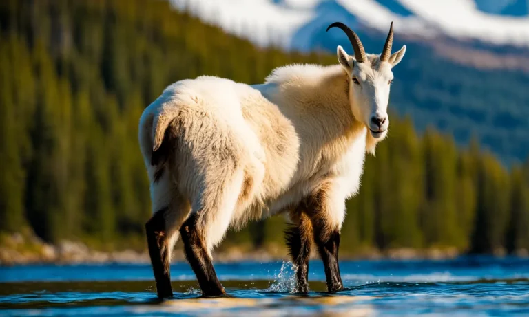Can Mountain Goats Swim? A Detailed Look At Mountain Goats And Water