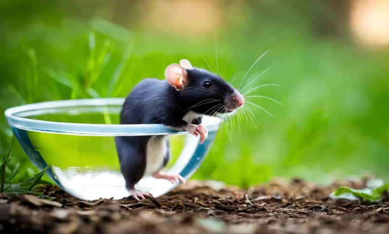 Can Rats Drink Out Of A Bowl?