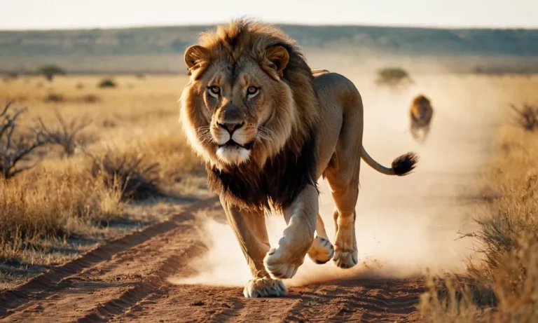 Can A Human Outrun A Lion?