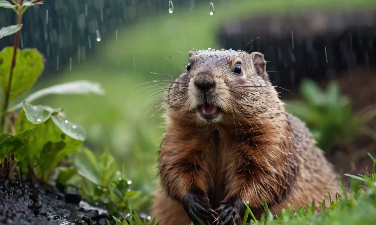 Do Groundhogs Come Out In The Rain? Berry Patch Farms