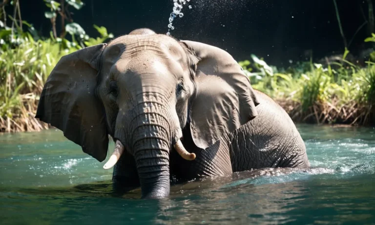 How Long Can An Elephant Hold Its Breath?