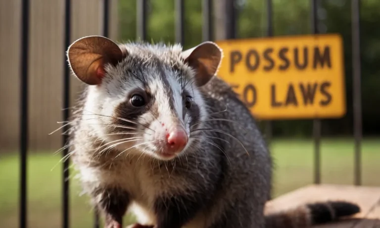 An In-Depth Look At Possum Laws In Texas: What You Need To Know