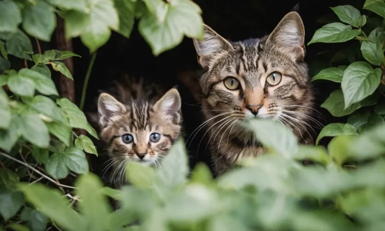 Where Do Feral Cats Hide Their Kittens Outside?