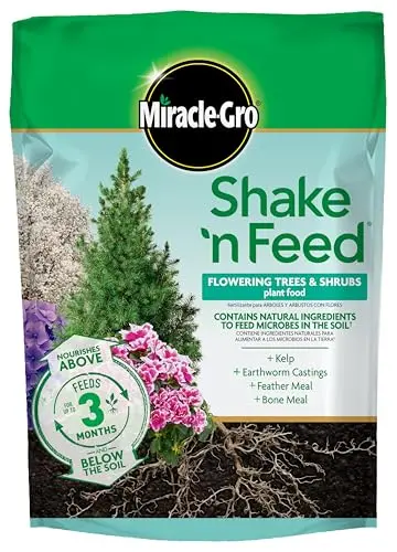 Miracle-Gro Shake 'N Feed for Flowering Trees and Shrubs bag