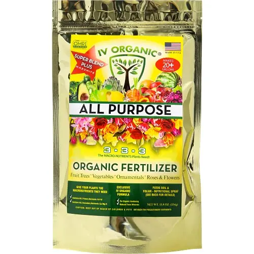IV Organic All Purpose Super Blend Fertilizer bag
