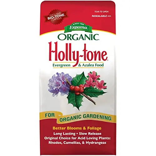 Espoma Holly-Tone organic granular plant food in bag