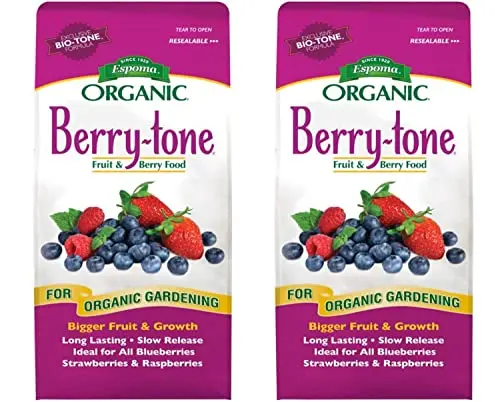 Espoma Organic Berry-Tone fertilizer in a 4 lb bag