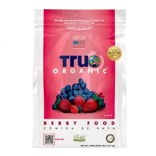 True Organic Berry Food fertilizer bag