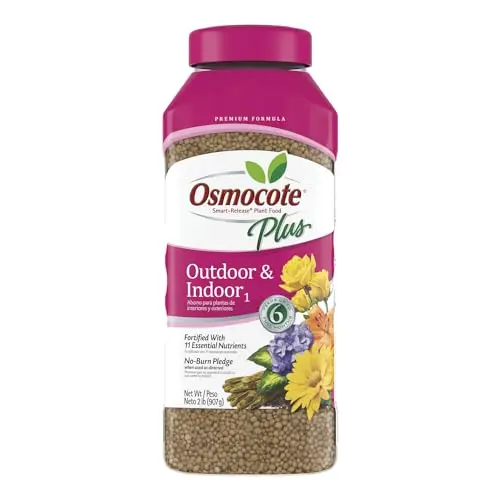 Osmocote Smart-Release Plant Food plus granules in a container
