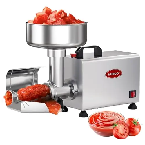 ARINOO stainless steel electric tomato strainer and sauce maker