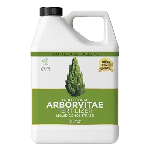 Leaves and Soul Professional Arbor Vitae Tree Fertilizer liquid bottle