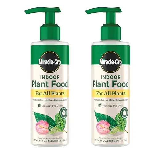 Miracle-Gro Indoor Plant Food twin-pack bottles